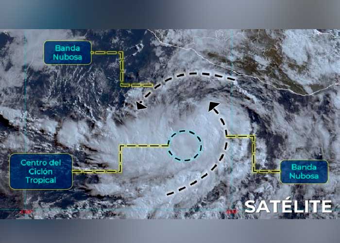 Se forma ciclón ‘Blas’, podría intensificarse a huracán categoría 1 en México