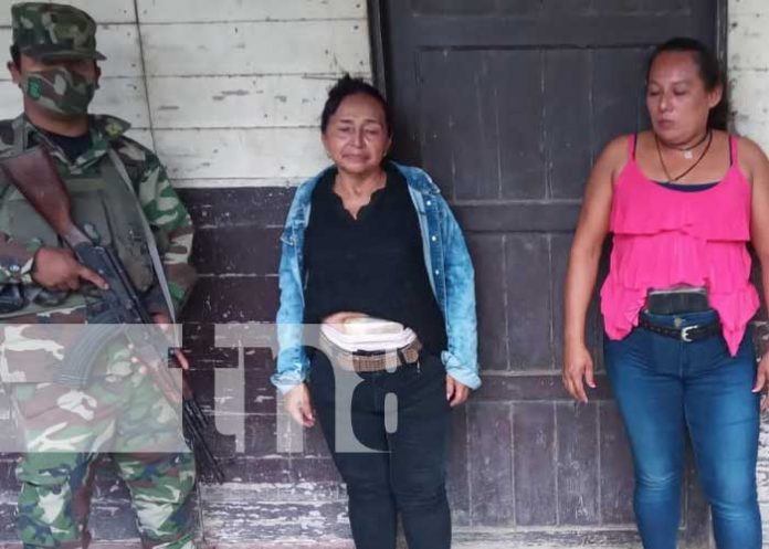 Mujeres capturadas con cocaína en Cárdenas, Rivas