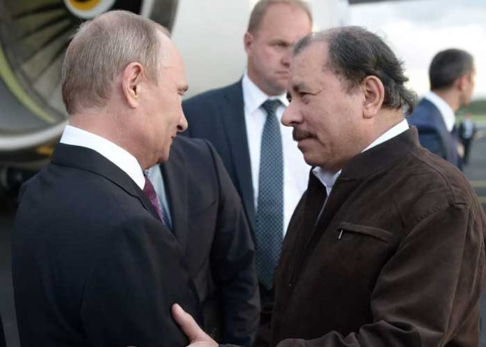 Encuentro del Presidente de Nicaragua, Daniel Ortega, y presidente de Rusia, Vladimir Putin