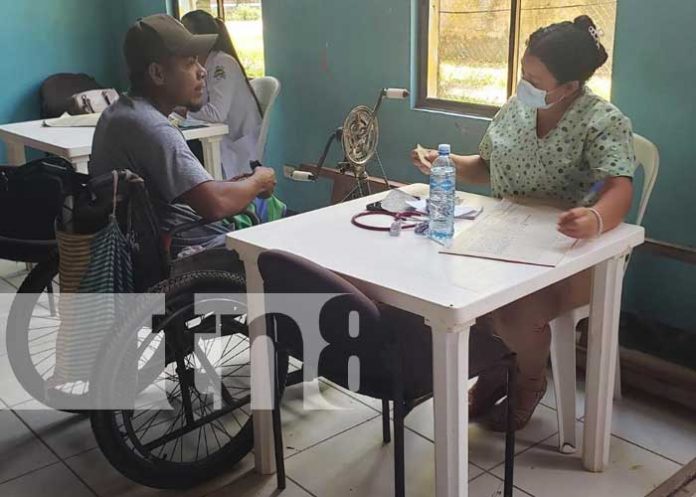 Personas con discapacidad reciben atención en salud con calidad en Bilwi