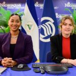 Compañeras Anasha Campbell y Mara Stotti del instituto Nicaraguense de Turismo