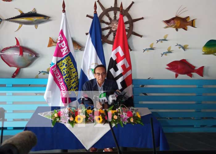 Conferencia de prensa desde la EPN en Nicaragua