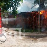 Incendio consume una vivienda en Somoto, Madriz