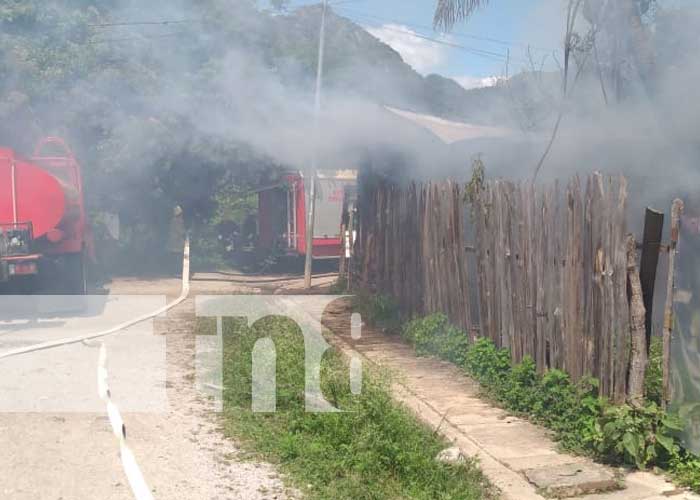  Incendio consume una vivienda en Somoto, Madriz 