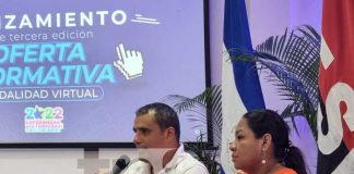 Lanzamiento de cursos virtuales con el INATEC en Nicaragua