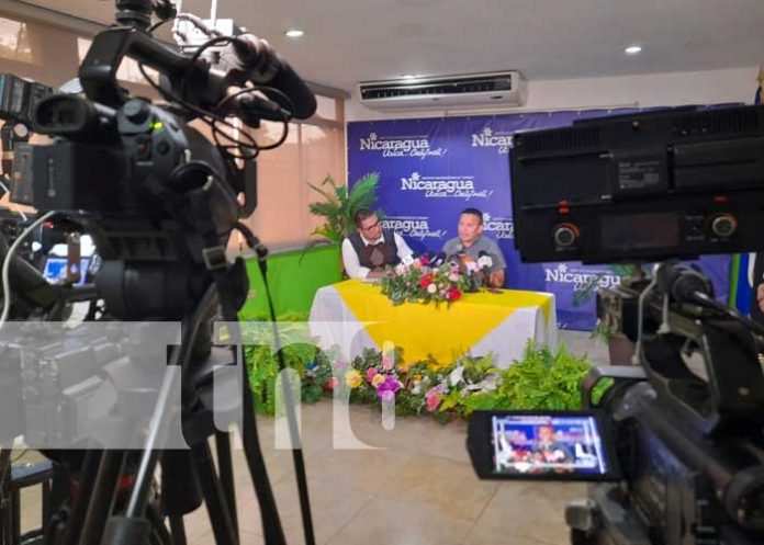 Conferencia de prensa de actividades turísticas en Nicaragua