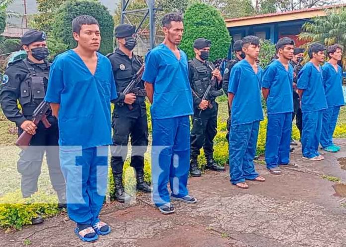 Capturan a 15 presuntos delincuentes en Jinotega por diversos delitos