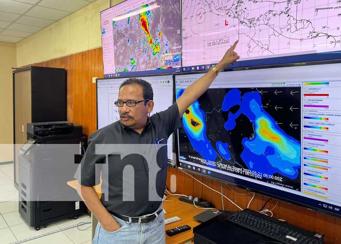 INETER anuncia condiciones de lluvias para esta semana en Nicaragua