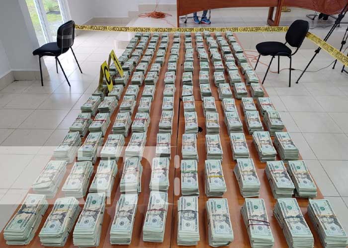 Incautación de más de 900 mil dólares en Madriz