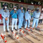 Labores de fumigación y abatización en Managua