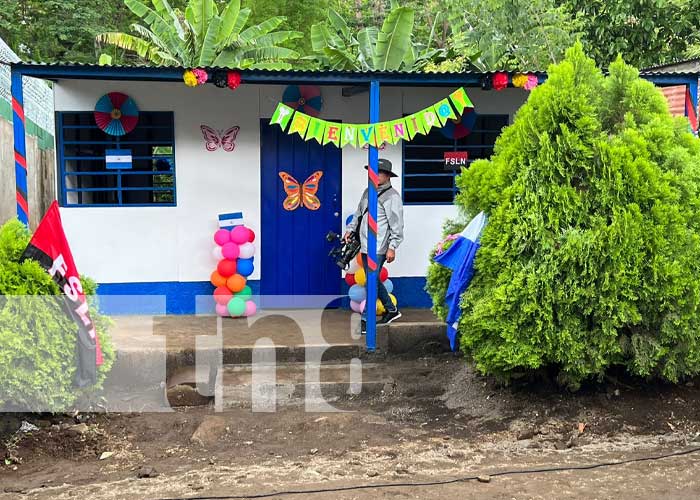 Nueva vivienda digna de una familia en Managua