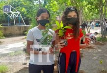 Reforestación desde colegios de Managua