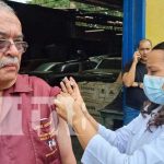 Jornada de vacunación en el barrio El Pilar, Managua