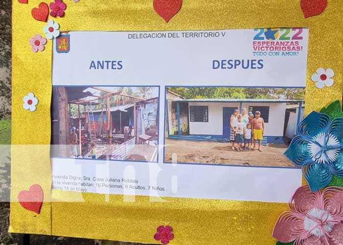 Entrega de vivienda digna en Managua