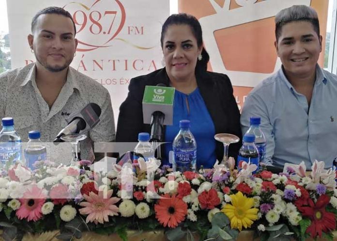 Conferencia de prensa por concierto de Marisela en Nicaragua