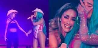 Emotivo concierto de Karol G y Anahí en México