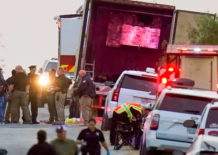 Conductor de tráiler donde murieron 51 migrantes en Texas iba drogado