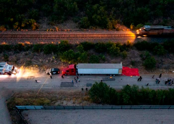 Conductor de tráiler donde murieron 51 migrantes en Texas iba drogado