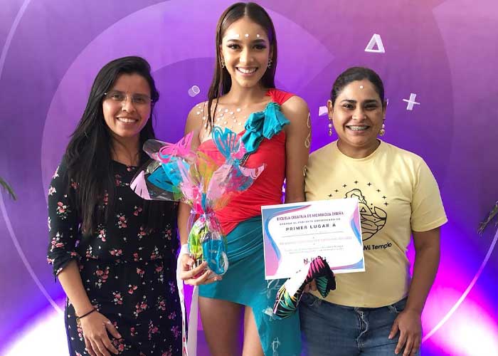 Actividad de Miss Teen Nicaragua con la Escuela Creativa de ND