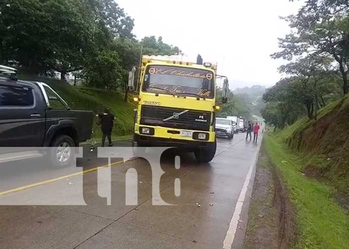 Accidente de tránsito carretera Río Blanco-Mulukuku