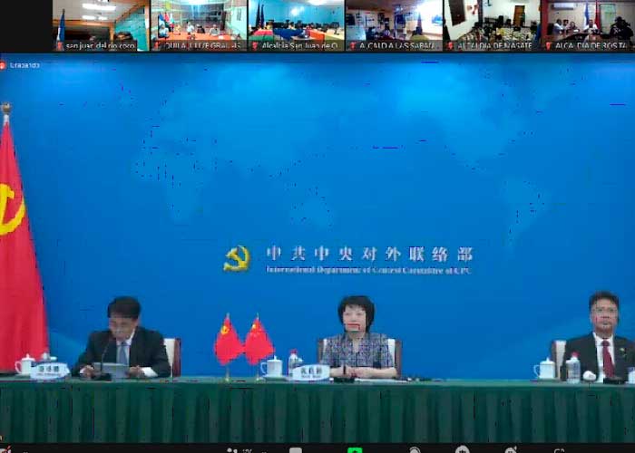 Partido comunista de China y FSLN en seminario virtual sobre Agricultura