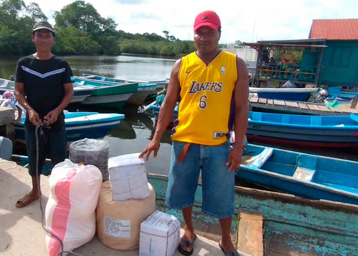INPESCA entrega material para reposición de medios de vida en la desembocadura del Río Grande