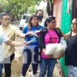 Paquetes alimenticios para familias de Managua
