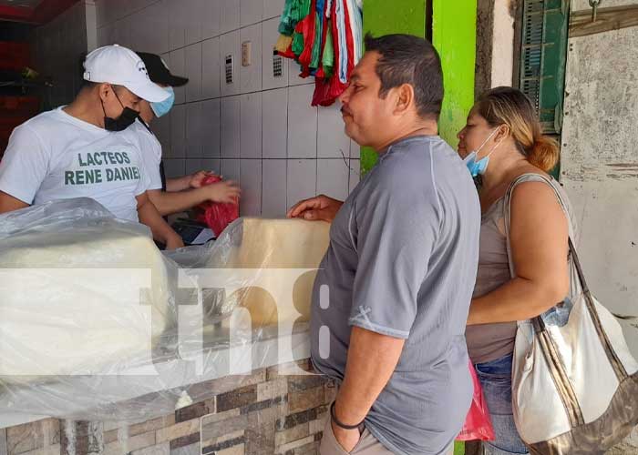 Buen precio del queso en mercados de Nicaragua