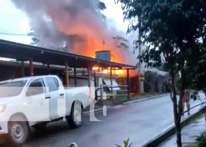Incendio en una vivienda de San Carlos, Río San Juan