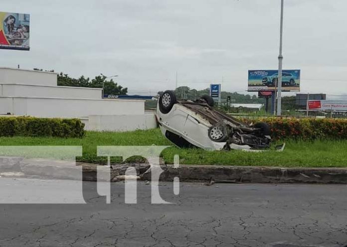 Accidente de tránsito en la Rotonda de Metrocentro, Managua