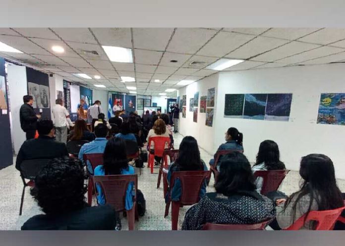 Nicaragua participó en exposición de arte en la universidad de El Salvador y Rusia