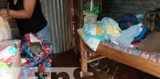 Más familias afectadas tras fuertes lluvias en Tipitapa