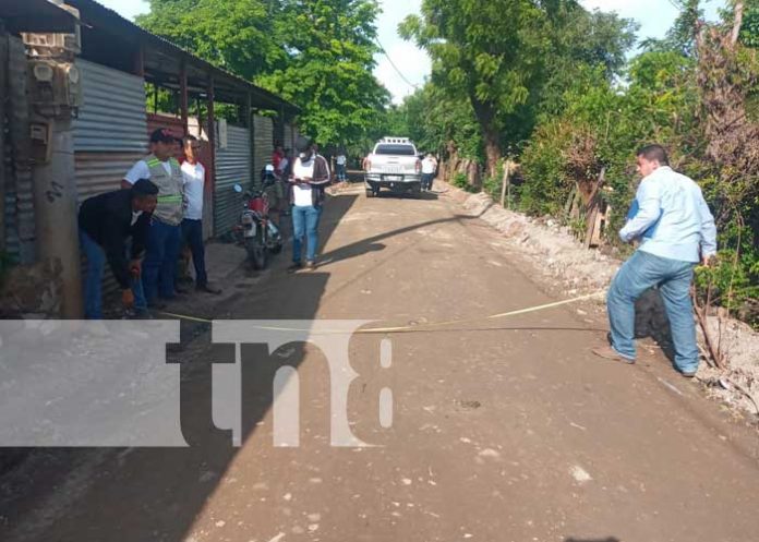 Recorrido por barrios en Tipitapa donde se harán Calles para el Pueblo