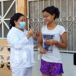 Vacunas para familias en barrios de Managua