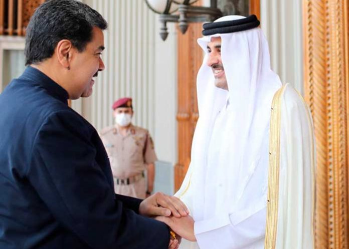 El Emir de Catar recibe con honores al Presidente de Venezuela