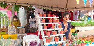 Emprendedores ofertan variedad de productos en Avenida Bolívar a Chávez, Managua