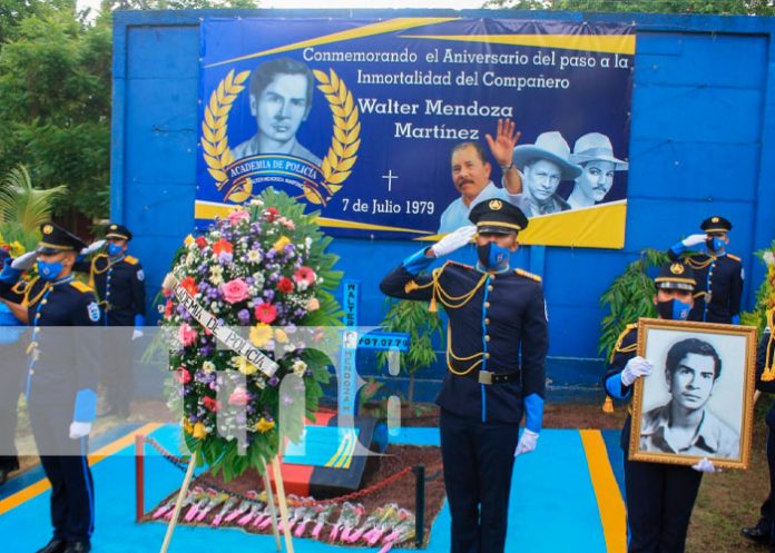 Conmemoran legado de Walter Mendoza Martinez en Masaya