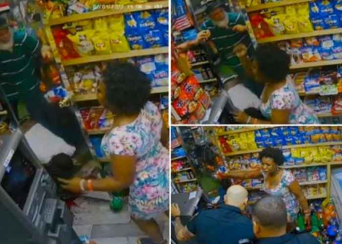 ¡VIDEO! Exconvicto intenta apuñalar al dueño de una tienda en EEUU