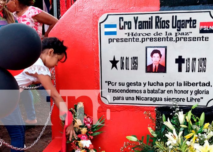 Conmemoran en Rivas a Yamil Ríos Ugarte héroe de la Revolución Sandinista