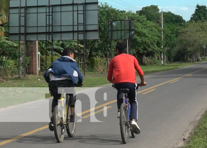 Realizan rally ciclístico en saludo al 43/19 en la Isla de Ometepe