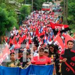 Marcha en Siuna celebra el 43 aniversario de la Revolución Popular Sandinista