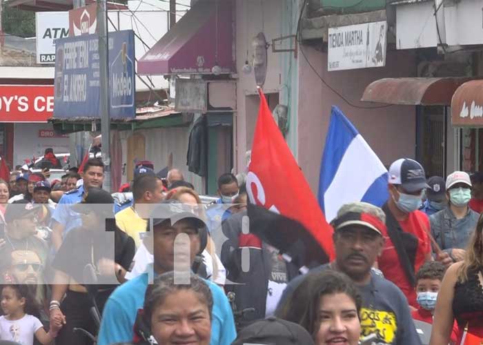 Estelí realizó una caminata celebrando 43 aniversario de la Revolución Sandinista