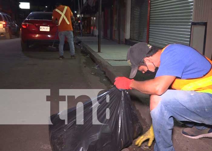 Estelí destaca con novedoso programa de limpieza nocturna
