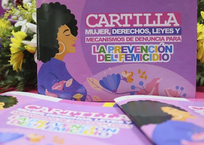 Qué conlleva la cartilla para prevenir femicidios en Nicaragua