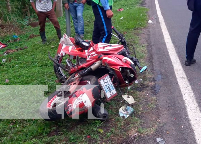 Accidente de transito deja varios lesionados en Jinotepe, Carazo