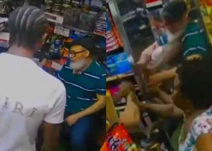 ¡VIDEO! Exconvicto intenta apuñalar al dueño de una tienda en EEUU