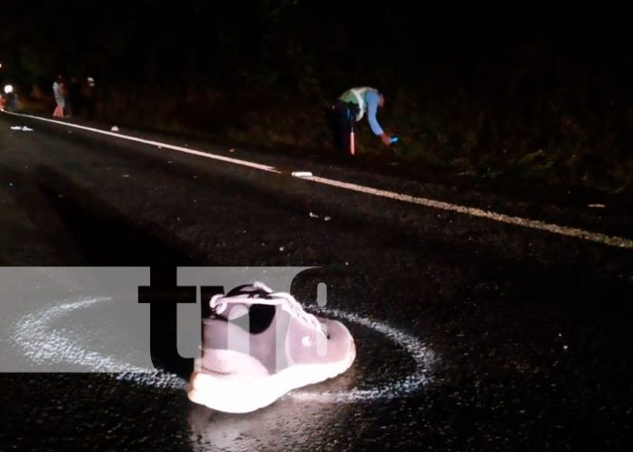 Motociclista perece en accidente de transito en Carretera Masaya-Granada
