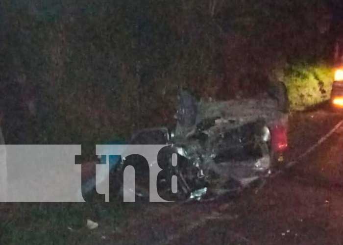 Dantesco accidente en la cuesta La Cucamonga, Estelí