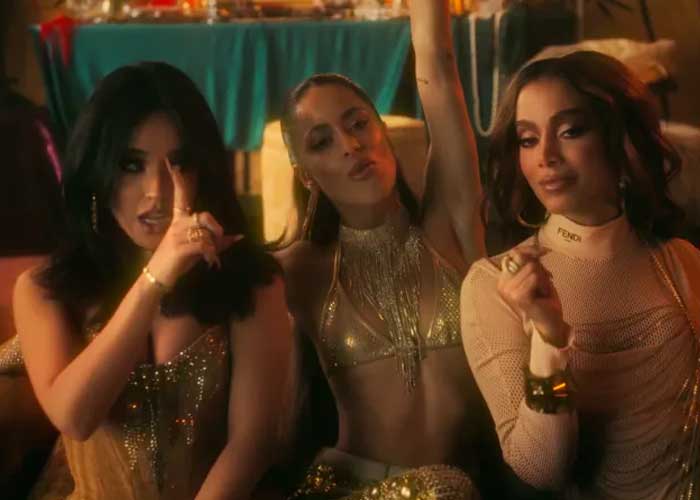 Tini, Anitta y Becky G rompen con video alternativo "La Loto"