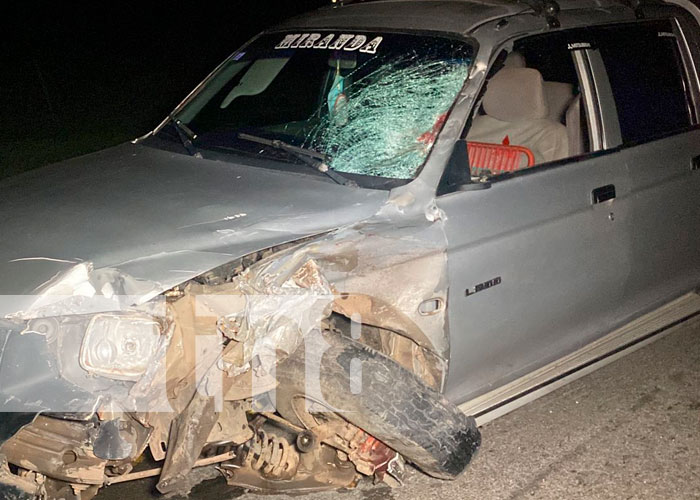Hombre fallece tras ser impactado por una camioneta en Juigalpa, Chontales